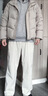 森马（Semir）轻松羽绒丨羽绒服男三防外套90绒面包服2025冬抗静电109725113101 实拍图