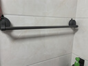 馨沛吸盘毛巾架卫生间置物架浴室免打孔浴巾架拖鞋架单杆收纳壁挂架子 实拍图