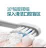 小米电动牙刷成人T300米家声波全自动男女款充电式软毛情人节生日520礼物送女友情侣套装 【蓝底油画礼袋】T300+定制6刷头+挂架+牙线棒+牙刷盒 实拍图