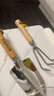 史丹利不锈钢园艺耙子松土挖沙农具二齿三爪种花赶海沙滩玩具除草工具 实拍图