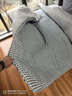 海澜之家（HLA）A类全棉床垫单人床褥子纯棉垫加厚棉花垫子 150*200cm 小灰格 实拍图