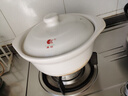 康舒（KANGSHU） 砂锅炖锅家用燃气煲汤锅耐高温干烧不裂炖汤煤气灶专用沙锅炖煲 中式瓷煲(3-5人)运损补发 3.1L 实拍图