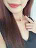GIVSACE轻奢四叶草纯银项链颈链女士38女神节生日礼物送女友老婆实用首饰 四叶草红玛瑙项链 实拍图