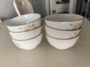 琉皓景德镇釉下彩陶瓷碗饭碗健康中式小清新可微波餐具加厚防烫米饭碗 4.5英寸饭碗6个 实拍图