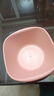 洗脸盆家用大号加厚耐用塑料收纳篮洗衣服盆洗脚盆学生宿舍洗菜篮 小号【直径22.5cm】1个装 樱花粉 实拍图