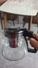 茶吧机饮水机玻璃电热水壶茶壶茶台电茶炉保温壶单壶带滤网耐高温茶具大容量水壶泡茶壶茶水分离 黑色全把款式 实拍图