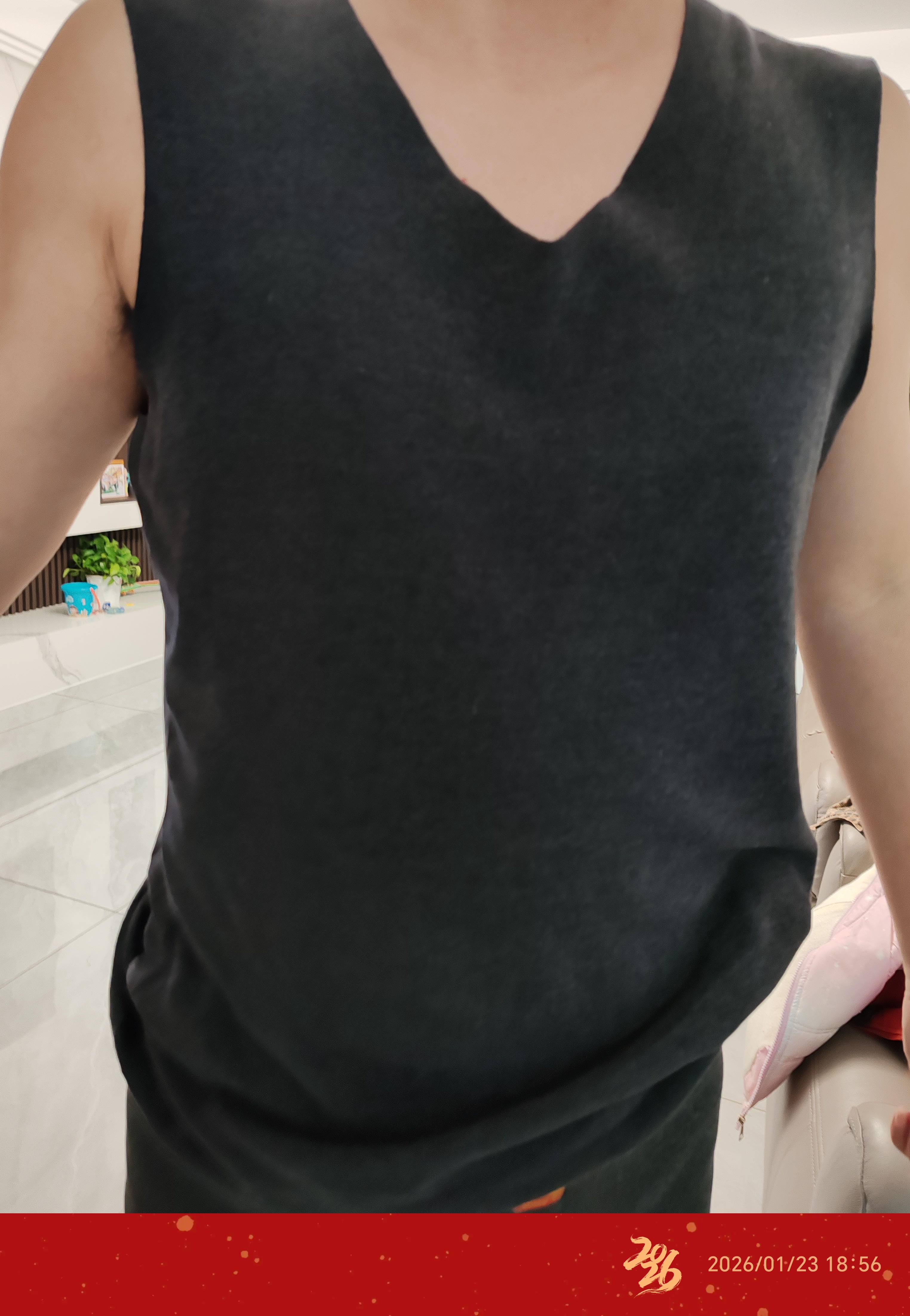 海澜之家男士保暖背心男秋冬加厚无袖打底无痕德绒棉背心保暖男背心 230g超柔多重防护抗菌防螨-浅蓝色 L -170/95(体重110-130斤) 实拍图