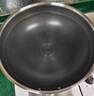 康巴赫炒锅不粘锅316L不锈钢炒菜锅32cm蜂窝平底煎炒锅电磁炉燃气灶通用 实拍图