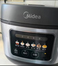 美的（Midea）电饭煲电饭锅4-5人家用5升大容量 炫彩大屏金属机身大火力煮饭锅智能预约微压MB-RE517 实拍图