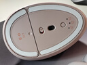 罗技（Logitech）Lift人体工学鼠标 垂直鼠标 小手鼠标 无线蓝牙鼠标 3台设备秒切换 带Logi Bolt接收器 粉色 实拍图