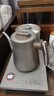 开品全自动双壶上水纯钛茶台烧水壶电热水壶 恒温24小时电茶炉 嵌入式一体机茶盘电茶壶泡茶专用一体机 1L 【纯钛 双上水】20X37CM 三壶款式 实拍图