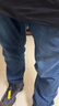 真维斯（Jeanswest）王一博代言牛仔裤男秋冬新款天丝舒适修身直筒高端潮牌休闲裤子男 深蓝+蓝色【天丝厚款组合】 33 码(2尺6) 【建议140-150斤】 实拍图