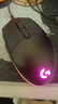 罗技（G）G102第二代游戏鼠标 RGB流光灯效鼠标 轻量化  游戏级8000DPI传感器 黑色 200-8000DPI 实拍图