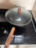 美的（Midea）炒锅铁锅炒菜锅有钛铁无涂层不粘锅氮化防锈不穿孔少油烟燃磁通用 实拍图