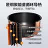美的（Midea）电饭煲家用3-4-5-8个人家用电饭锅大容量 智能预约 多功能多种菜单可选 煲汤杂粮粥蛋糕锅微压 【2-10人】5升款- 5L 实拍图