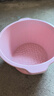 本迪加深泡脚桶24cm家用洗脚足浴盆塑料水桶按摩无电洗脚水桶单个粉色 实拍图
