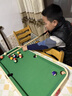 木丸子儿童益智桌面台球玩具家用儿童室内小型台球桌面游戏桌游新年礼物 【加大款71*35】五合一桌面台球A款 实拍图