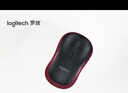 罗技（Logitech）M185鼠标 无线鼠标 办公鼠标 对称鼠标 黑色蓝边 带无线2.4G接收器 实拍图