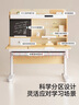 黑白调C2儿童学习桌书桌学习桌专用3-18岁实木可升降进口橡胶木小户型 实拍图