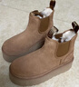 UGG秋季女士休闲舒适纯色厚底雪地靴烟囱时尚切尔西短靴 1134526 CHE | 栗色 37 实拍图