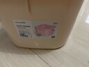 茶花 泡脚桶洗脚盆 泡脚盆塑料盆 足浴盆足浴桶 塑料桶 浅咖 1只装 实拍图