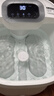 飞利浦（PHILIPS）泡脚桶躺泡免洗电动按摩足浴盆UV杀菌小白桶智能恒温加热软胶泡脚盆3222F 三八节礼物实用礼物 实拍图