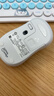 罗技（Logitech）M221 轻音鼠标 无线鼠标 办公鼠标 对称鼠标 带无线微型接收器 米白色 实拍图