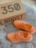 阿迪达斯yeezy350全透火山橙椰子透气男女休闲鞋GW2870 38.5 实拍图