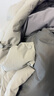 美力城【檀健次同款】羽绒服女士新款可调节收腰保暖防风鹅绒服外套019 帽子灰 S 实拍图