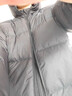 骆驼羽绒服防泼水鸭绒男女加厚户外防寒冬季面包服 黑色 男女同款,7674B L 实拍图