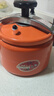 安玖 防爆高压锅家用燃气电磁炉新款户外便携小型压力锅迷你焖锅商用 3L阳光橙【安全防爆】 18cm 实拍图