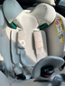 猫头鹰卢娜2 儿童安全座椅0-12岁婴儿车载360度旋转 新法规-卢娜2银白 实拍图