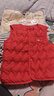 嘟嘟家儿童背心加厚秋冬过年红色男童马甲冬季保暖童装女童棉服马夹上衣 红色 110 实拍图