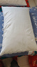京东京造雪花枕 限选100%鹅腹小朵雪花毛蓬松枕头男女颈椎枕芯羽毛羽绒枕 实拍图