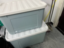 禧天龙家用收纳箱加厚衣物储物箱塑料箱大容量玩具整理箱 110L蓝色1个装 实拍图