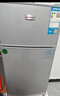 志高（CHIGO）小冰箱迷你小型家用冷藏冷冻两用宿舍出租房用双门办公室电冰箱节能省电 【一级能效】76L银色【三天约一度电】 实拍图