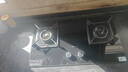 美的（Midea）【液化气/煤气罐】燃气灶双灶家用5.0KW大火力黑晶宽面板台嵌两用双灶Q330 实拍图