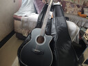 BROOK 布洛克v12吉他单板民谣吉他面单木吉他初学者乐器 40英寸油墨色缺角V12R-ACM 实拍图