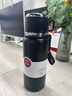 慕馨（moosen）保温杯男士大容量茶水分离泡茶杯316不锈钢水杯子便携壶定制刻字 【抗菌99%】黑色800ml+杯套杯刷 实拍图