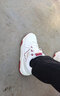 骆驼（CAMEL）破冰2.0运动女鞋休闲耐磨低帮板鞋子 X24C09L7633S 象牙白酒红 37 实拍图