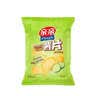 亲亲（Qinqin）膨化休闲零食大包装虾条薯片任选经典口味怀旧膨化洋葱圈薯条 薯片清新黄瓜味 实拍图