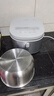 美的（Midea）电饭煲 0涂层电饭锅4升 316L不锈钢内胆3-4人家用多功能无涂层微压智能预约MB-RE476S 实拍图