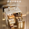 昂图化妆品收纳盒防尘梳妆台桌面口红护肤品整理箱高级感抽屉式置物架 升级六层款-奶白 免装抽屉顺滑 实拍图
