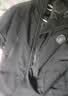 黑冰男士户外棉服防风防泼保暖耐磨轻量夹克Primaloft连帽外套F8001KH 黑色 L 实拍图