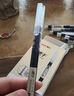 得力（deli）直液笔速干笔 0.5mm全针管中性笔 彩透高颜值学生刷题笔水笔走珠笔 黑色5支/盒 SF353 实拍图