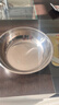 【不锈钢】和面盆厨房烘焙家用火锅盆洗菜打蛋汤锅盆醒面盆料理盆 32cm【热卖款】不锈钢 和面盆 实拍图