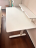 黑白调A2学习桌书桌儿童桌椅实木升降桌子写字桌电脑桌进口橡胶木1m 实拍图