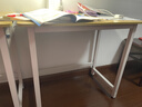舒客艺家 电脑桌台式小户型小桌子家用学习桌写字办公书桌电竞长条桌子 木纹白架单桌80*50*74 加固电脑桌 实拍图