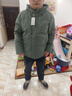 京东京造羽绒服男鸭绒加厚防寒装面包服防泼水冬季外套短款新年 橄榄绿2XL 实拍图