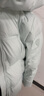 坦博尔羽绒服女短款可拆卸帽时尚大廓形秋冬外套厚530368D 冰霜蓝 155  实拍图